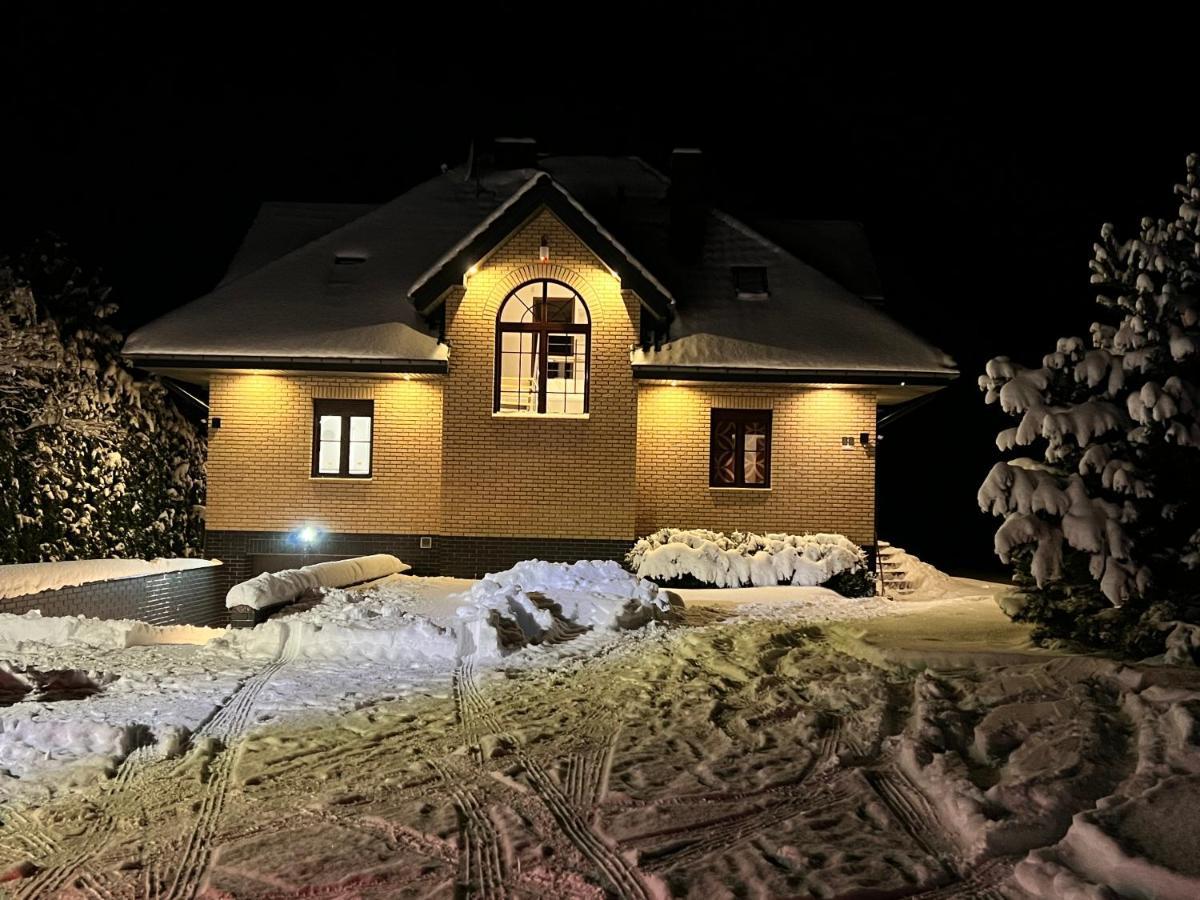 Domwigierski: Lakeside Comfort Farm with Private Beach and Sauna Wysoki Most  Exterior photo
